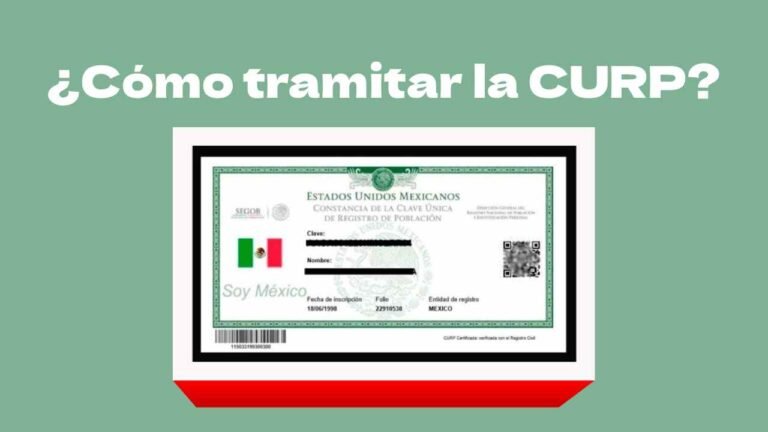 ¿Cómo tramitar la CURP, cómo imprimir y cuanto tarda?